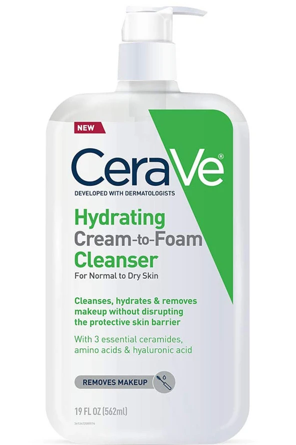 CeraVe Nemlendirici Krem-Köpük Temizleyici 562ML ürün görseli 1
