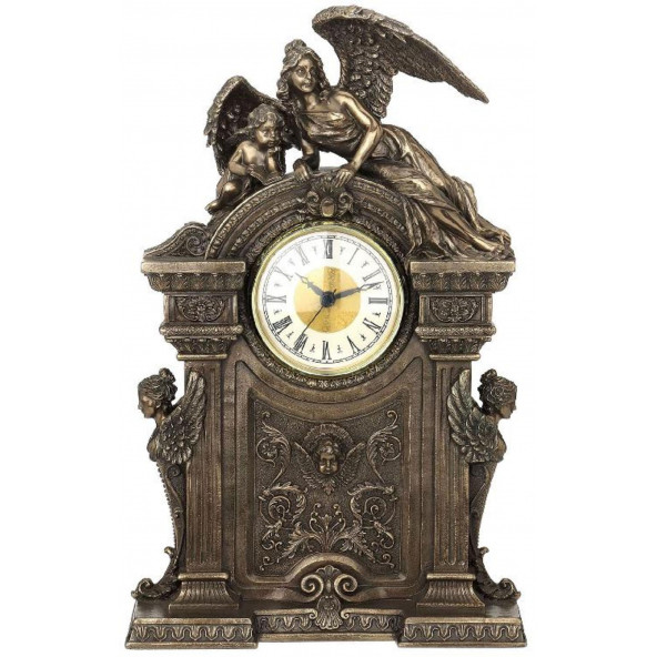 WISE Veronese Serisi-WISE MELEKLI SAAT-32,5*20*9 CM. ürün görseli 1
