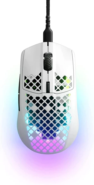 SteelSeries Aerox 3 Snow Kablolu Gaming Mouse ürün görseli 1