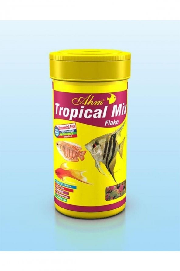Tropical Mix Flake Pul Balık Yemi 250ml ürün görseli 1