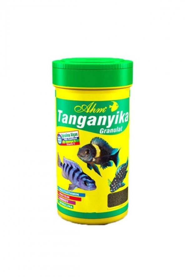 Tanganyika Green Granulat Bitkisel Balık Yemi 250ml ürün görseli 1