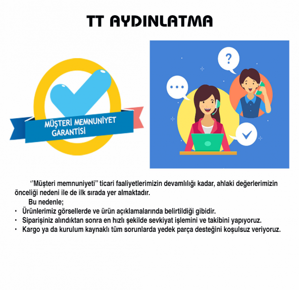 TT Aydınlatma TT317-BY  Stilla Modeli Mat Beyaz Led Avize - Resim 4