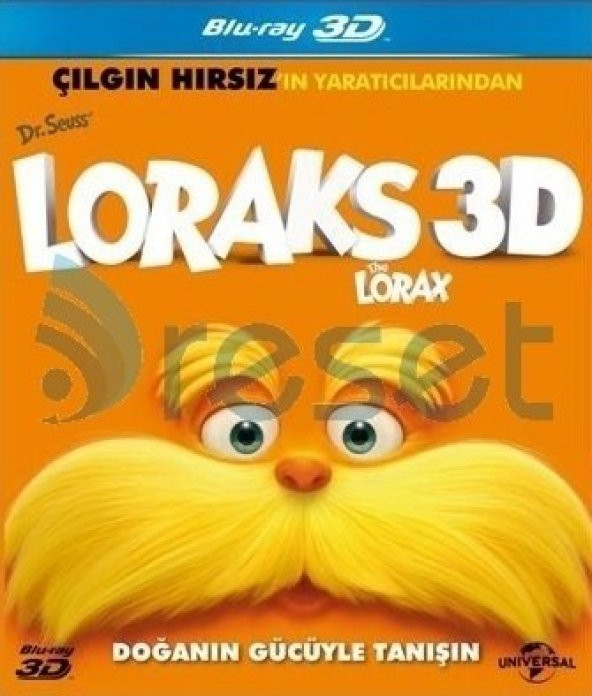 Dr. Seuss The Lorax - Loraks 3D Blu-Ray ürün görseli 1