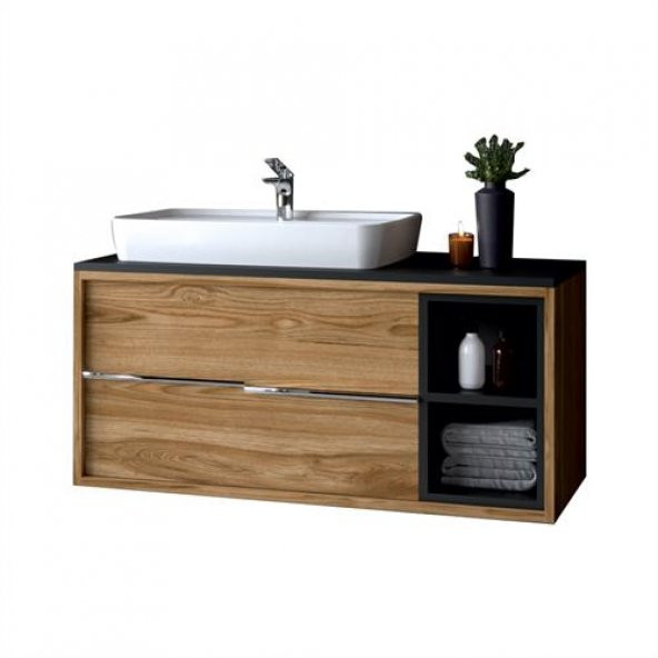 DENKO Matia 100 cm MDF Banyo Dolabı Alt Modülü ürün görseli 1