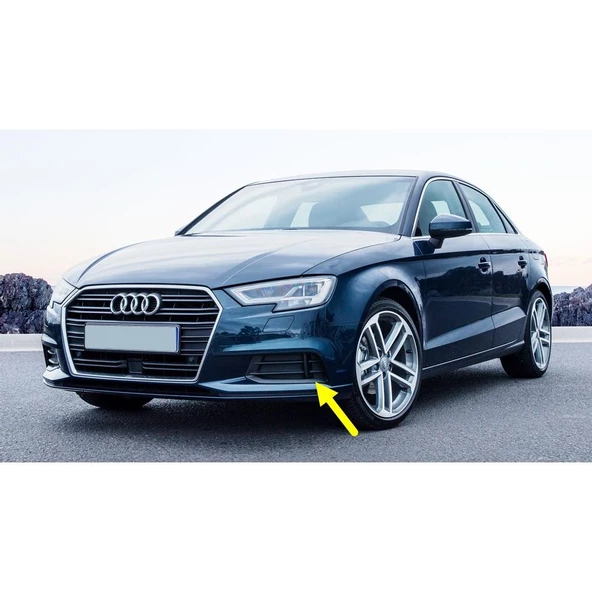 Audi A3 Sedan 2017-2020 Ön Tampon Sol Sis Farı Kapağı 8V5807681AA ürün görseli 1