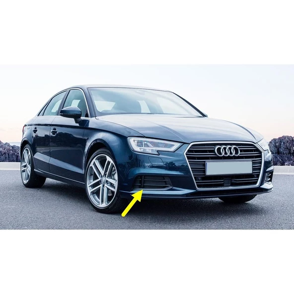 Audi A3 Sedan 2017-2020 Ön Tampon Sağ Sis Farı Kapağı 8V5807682M ürün görseli 1