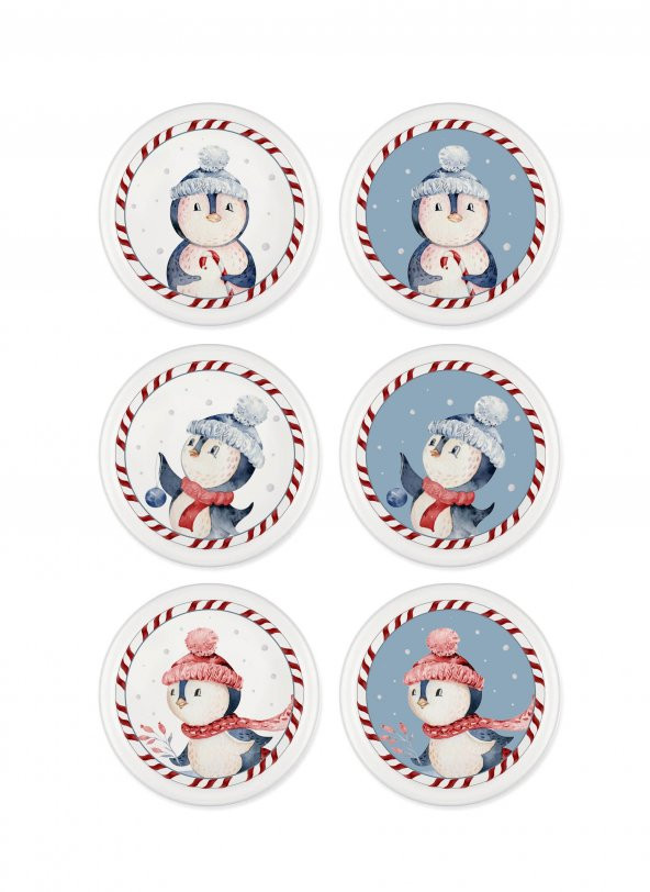 The Mia Penguin Çerezlik 6 Parça 10 cm ürün görseli 1