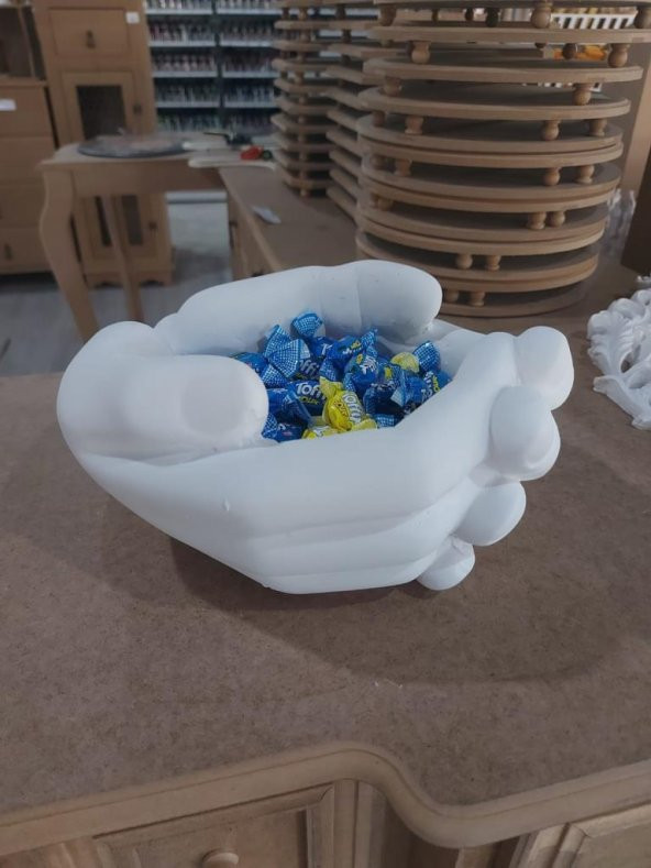 Polyester Eller Kase 24x22cm P123 - Resim 3