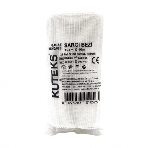 Kuteks Sargı Bezi 10 cm X 10 M ürün görseli 1