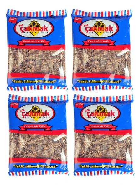 ADA ÇAKMAK KURUYEMİŞ Ayçekirdeği 250 Gr Tuzlu Siyah X 4 Adet ürün görseli 1