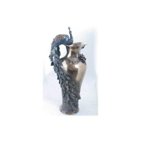 WISE Veronese Serisi-WISE TAVUSKUŞLU VAZO-21*18.5*50 CM. ürün görseli 1