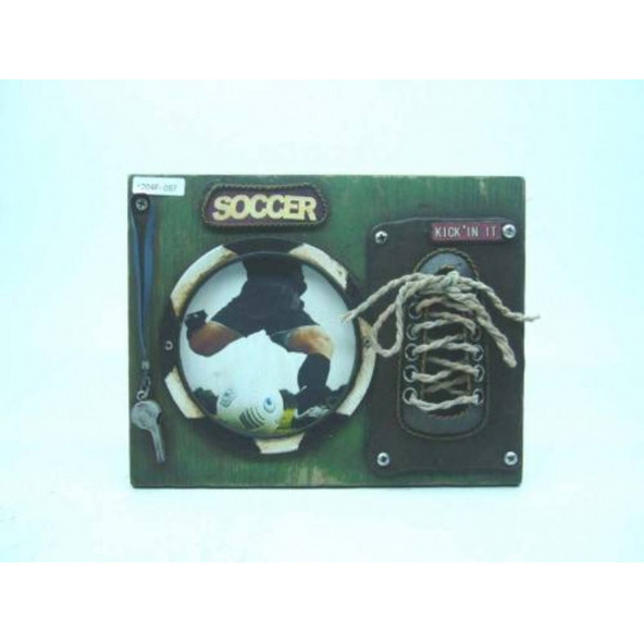 HEDİYELİK › KARIŞIK › Metal Objeler-RD photo frame Futbol Resim Çerçevesi-23*18*3 CM. ürün görseli 1