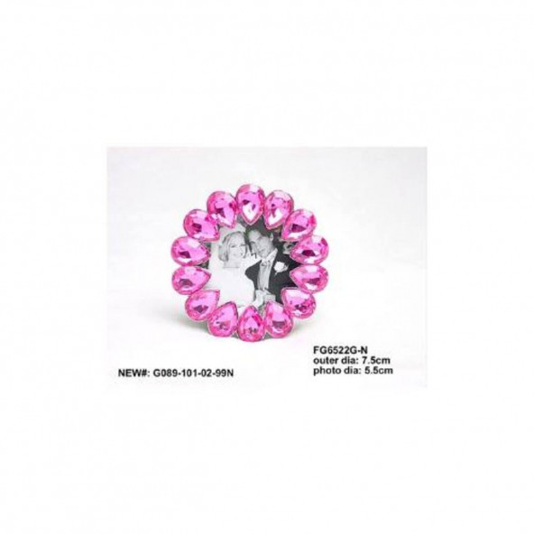 HEDİYELİK › KARIŞIK › Metal Objeler-WNK FOTOĞRAF ÇERÇEVESİ-5,5 CM. ürün görseli 1