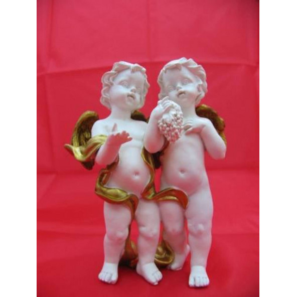 HEDİYELİK › KARIŞIK › Melek Figürler-QQC MELEK ÇİFT>>11X8X15 CM. ürün görseli 1
