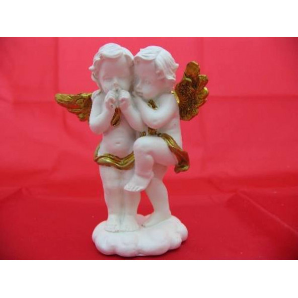 HEDİYELİK › KARIŞIK › Melek Figürler-QQC MELEK ÇİFTİ>>8X5X11.5 CM. ürün görseli 1