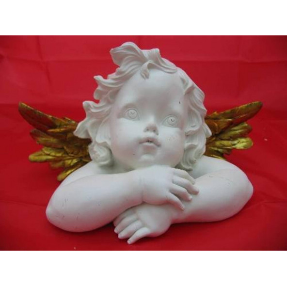 HEDİYELİK › KARIŞIK › Melek Figürler-QQC DUVAR TİPİ MELEK>>15.5X9.5X6.5 CM. ürün görseli 1