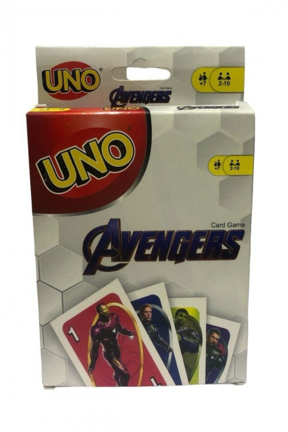 Avengers Pokemon 2li Uno Set Yerli - Resim 2