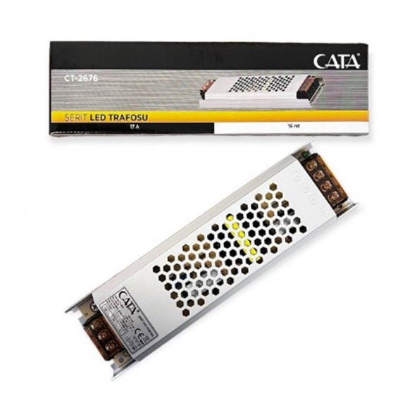 12 Volt 17 Amper Slim Kasa Güç Kaynağı Ct-2676 ürün görseli 1