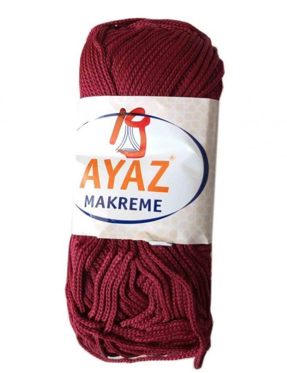 Angel Çanta Aksesuar 100 Gram Polyester Makrome No:19 Bordo ürün görseli 1