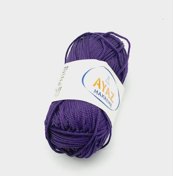 Angel Çanta Aksesuar 100 Gram Polyester Makrome No:16 Mor ürün görseli 1