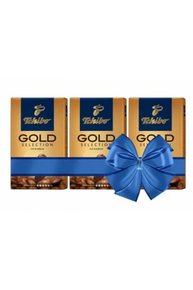 Tchibo Gold Selection 250 gr 3lü Paket Filtre Kahve ürün görseli 1