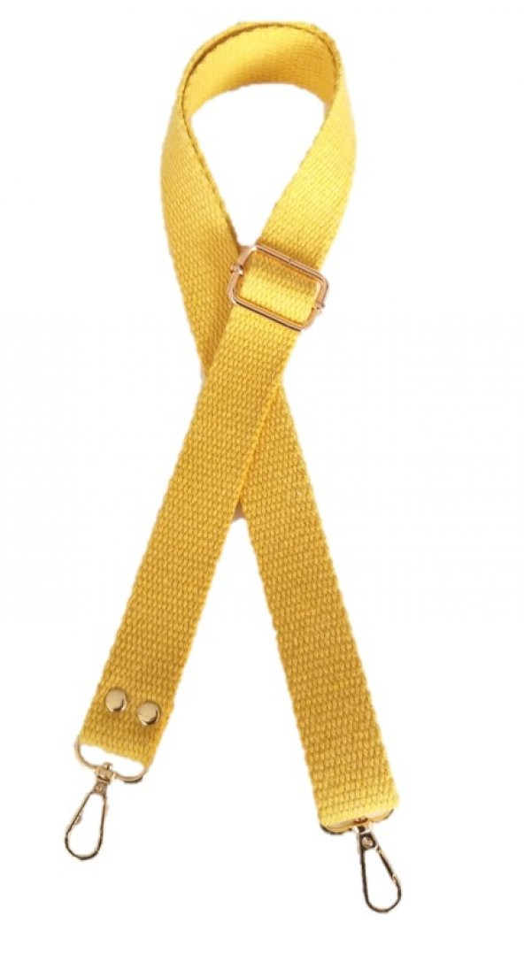 Angel Çanta Aksesuar Pamuklu Kolon 120X3 Cm Sarı Light Gold Metalli ürün görseli 1