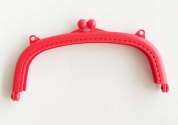 Angel Çanta Aksesuar 16 Cm Plastik Cüzdan Klipsi Kırmızı ürün görseli 1
