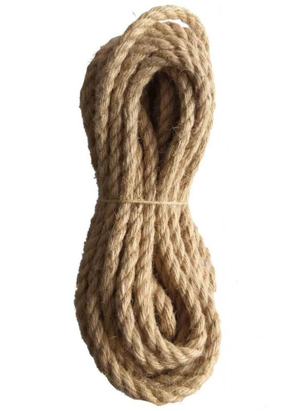 Angel Çanta Aksesuar 8 Mm 10 Metre Jüt Halat ürün görseli 1