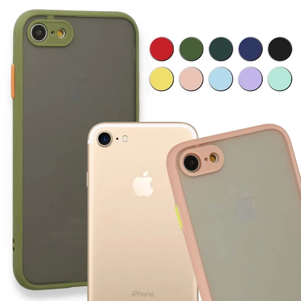 FitCase iPhone 7 / 8 Kılıf Montrea Silikon Arka Kapak ürün görseli 1