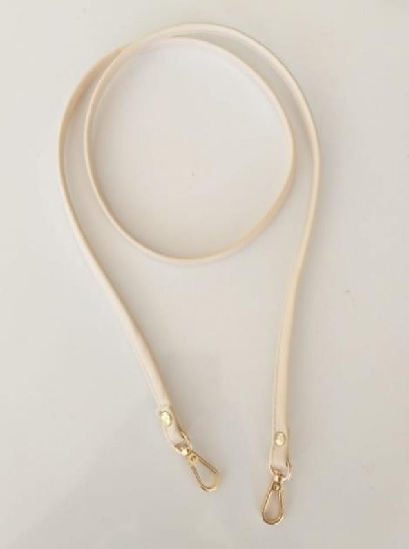 Angel Çanta Aksesuar Spagetti Model Çanta Sapı Krem Renk Light Gold Metal ürün görseli 1