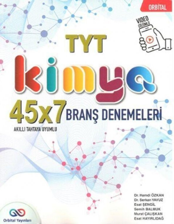 TYT Kimya 45 x 7 Branş Denemeleri Orbital Yayınları ürün görseli 1