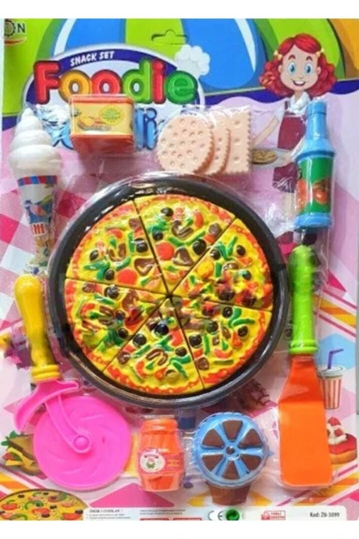 17 Parça Kartela Pizza Seti 4940 ürün görseli 1