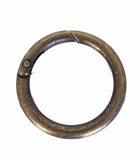 Angel Çanta Aksesuar Antik Renk 4 Cm Yaylı Halka ürün görseli 1