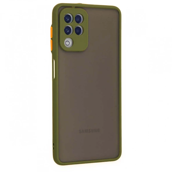 FitCase Samsung Galaxy A22 Montrea Silikon Arka Kapak - Resim 7