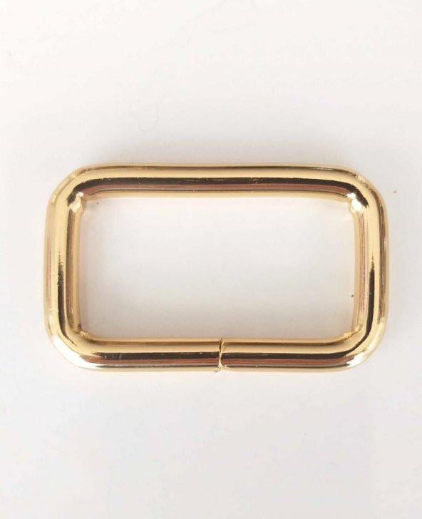 Angel Çanta Aksesuar Dikdörtgen Halka 4 Cm Light Gold ürün görseli 1
