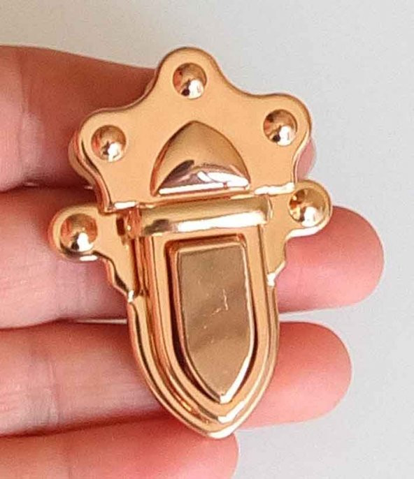 Angel Çanta Aksesuar Light Gold Çanta Kilidi ürün görseli 1
