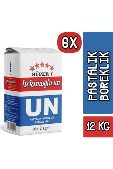 Hekimoğlu Pastalık Böreklik 2 kg 6lı Paket Un ürün görseli 1