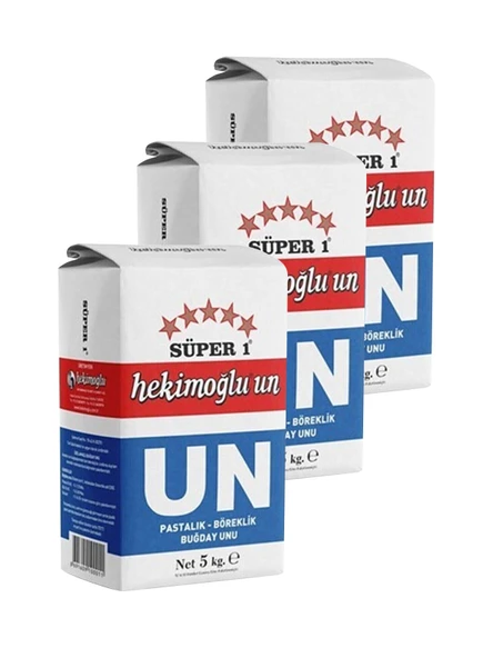 HEKİMOĞLU Un 5 Kg X 3 Adet ürün görseli 1