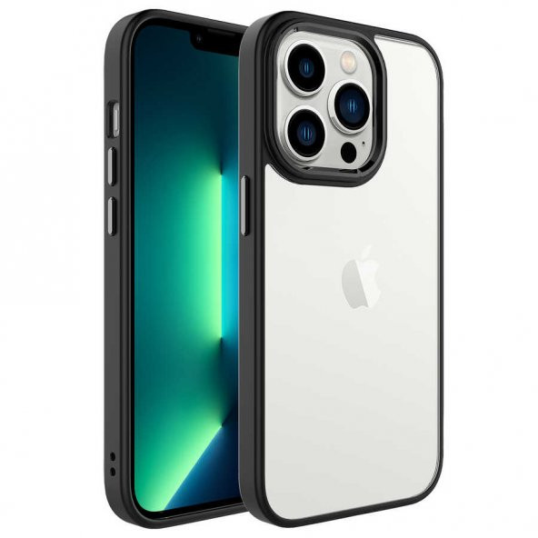 Apple iPhone 14 Pro Max 6.7 Kılıf Krom Kapak - Resim 6