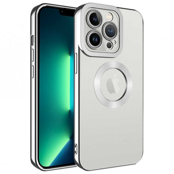 Apple iPhone 14 Pro Max Kılıf Kamera Korumalı Logo Gösteren Zore Omega Kapak ürün görseli 1