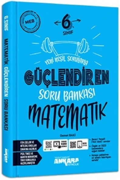 6. Sınıf Matematik Güçlendiren Soru Bankası - Ankara ürün görseli 1