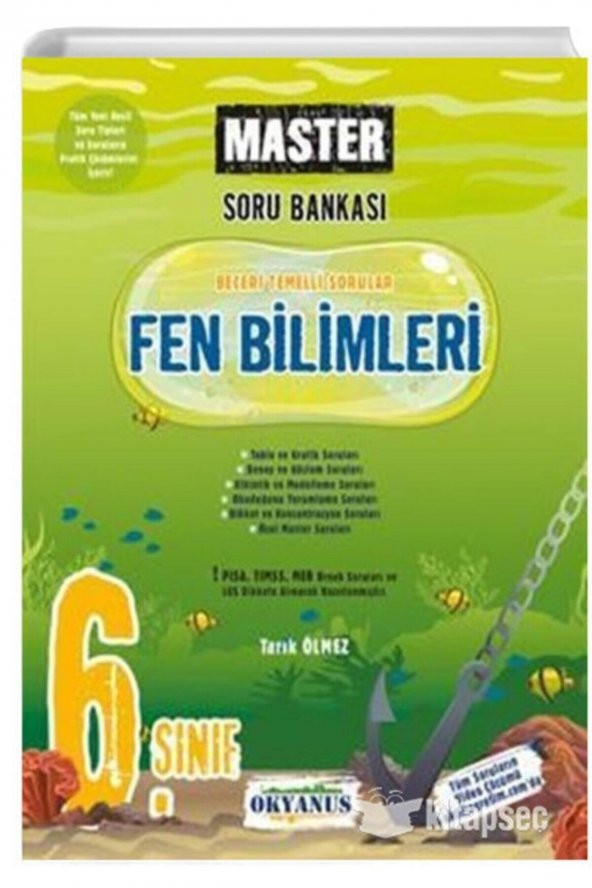 2023 Inları 6. Sınıf Master Fen Bilimleri Soru Bankası ürün görseli 1
