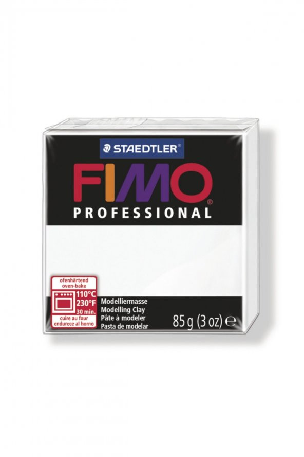 Fimo Professional Polimer Kil 85gr. White ürün görseli 1