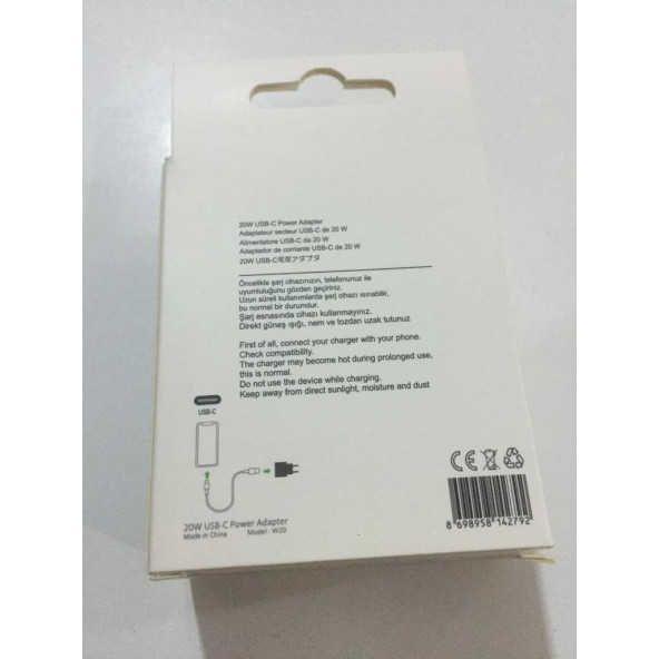 USB-C 20W POWER ADAPTER - Resim 2