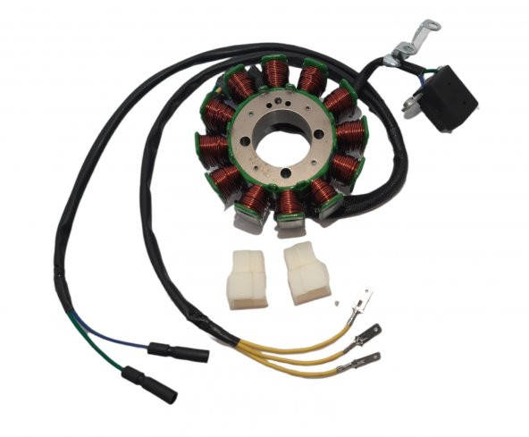 MG 100-125 SUPERBOY İ STATÖR 12 Lİ 32-93-30 mm 3 DELİK 5 KABLO ORJINAL ürün görseli 1