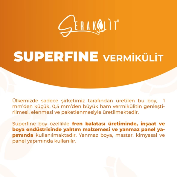 Serakülit Vermikülit - Superfine 100 Litre - Resim 2