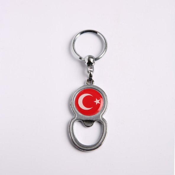 AY-YILDIZ TEMALI AÇACAKLI ANAHTARLIK-/MDL-586 ürün görseli 1