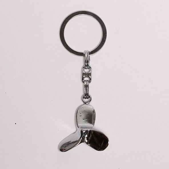 PERVANE FİGÜRLÜ ANAHTARLIK (METALİK GRİ )/MDL-658 ürün görseli 1