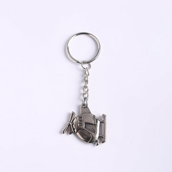 HALİKOPTER TASARIMLI METAL-KROM ANAHTARLIK/MDL-880 ürün görseli 1