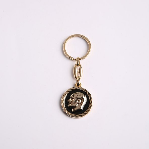 ATATÜRK (SİLÜET )ANAHTARLIK-(SARI-SİYAH)222/MDL-1515 ürün görseli 1